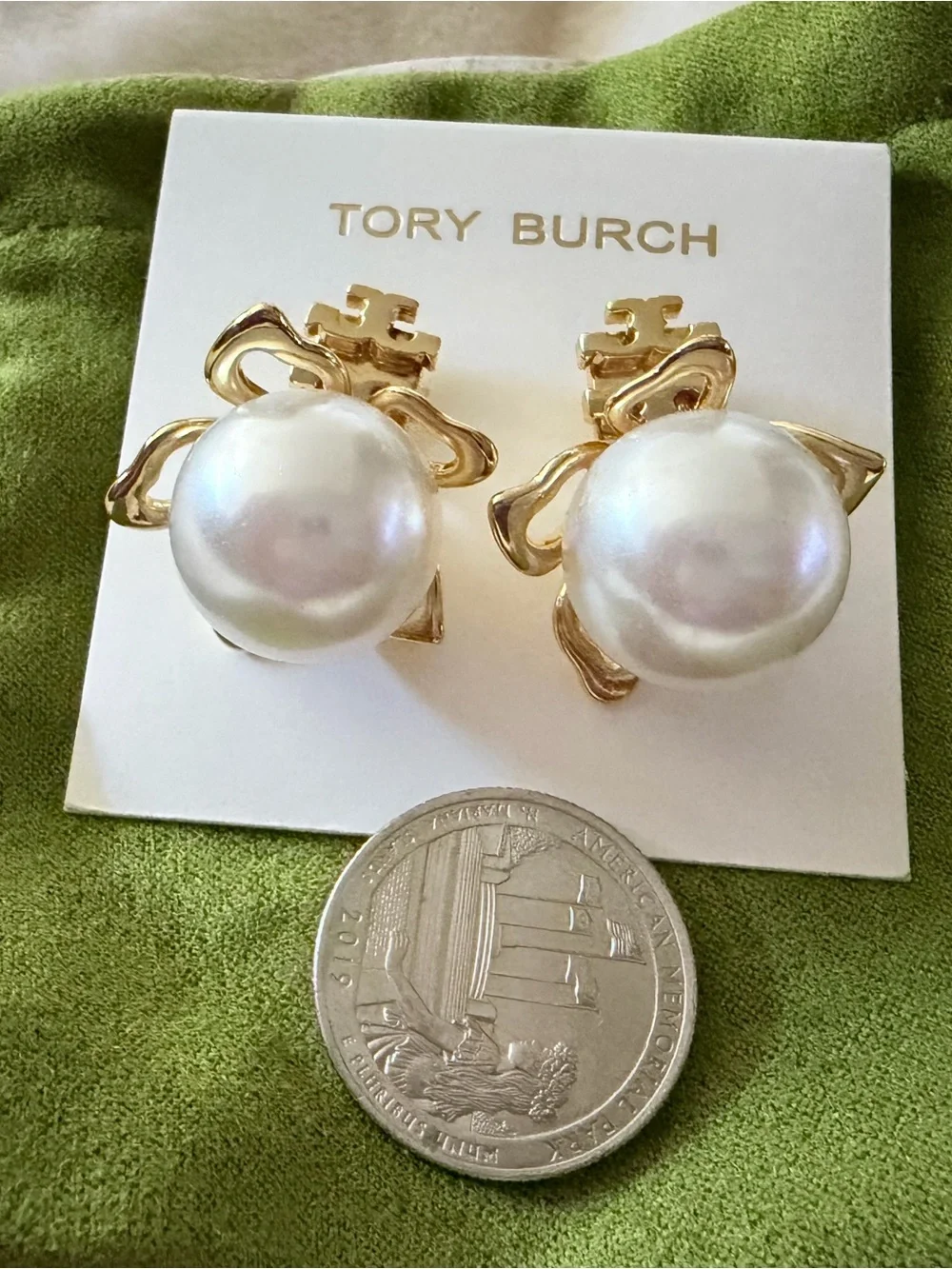 Tory Burch gold tone